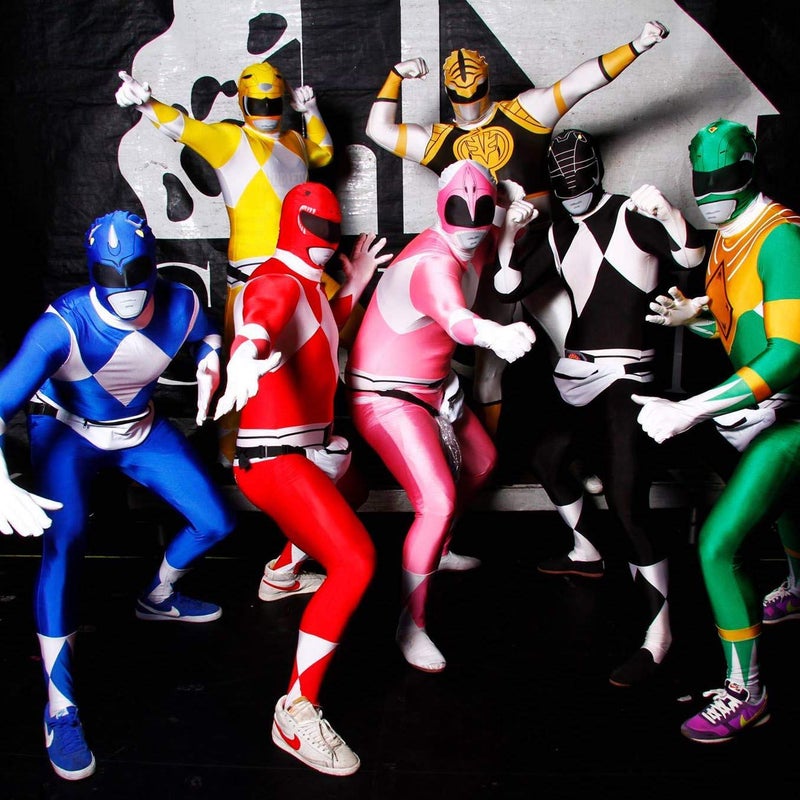 Morphsuits Blue Power Rangers Costume, Power Rangers Costumes for Men, Costume for Men, Halloween Costumes Mens - Image 4